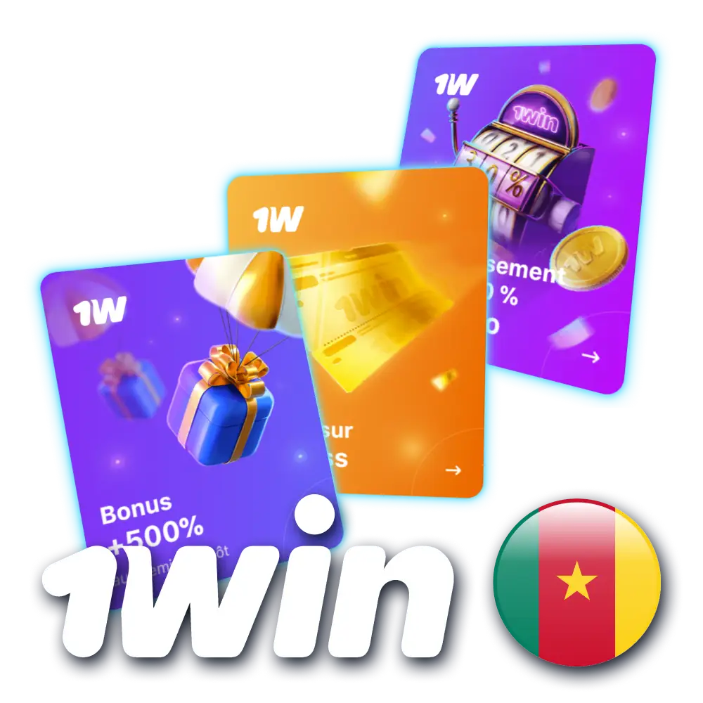 Recevez votre bonus de bienvenue et gagnez à 1win au Cameroun.