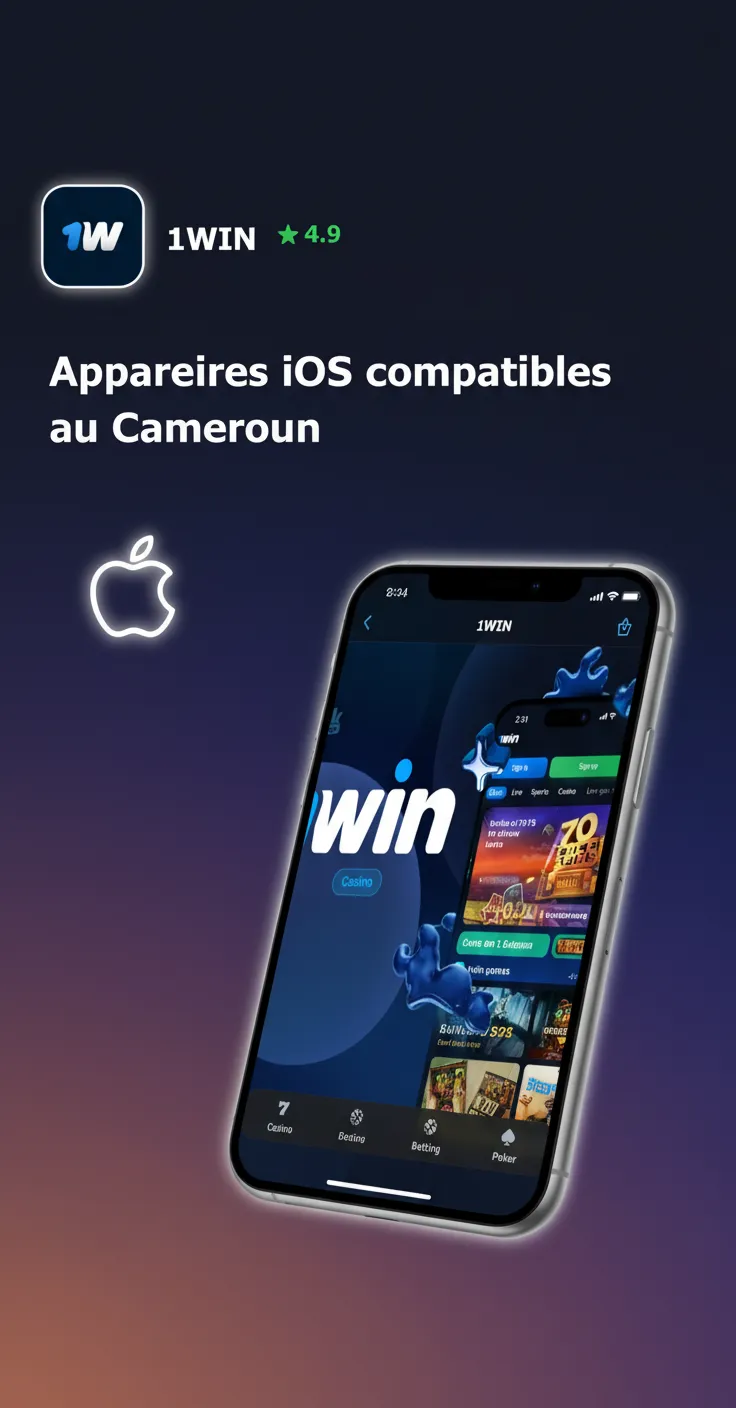 Appareils iOS compatibles au Cameroun: iPhone 8-15, SE 2/3, iPad 7-9, Air 3-5, Pro 11/12,9, iPod touch 7; iOS 12+ compatible