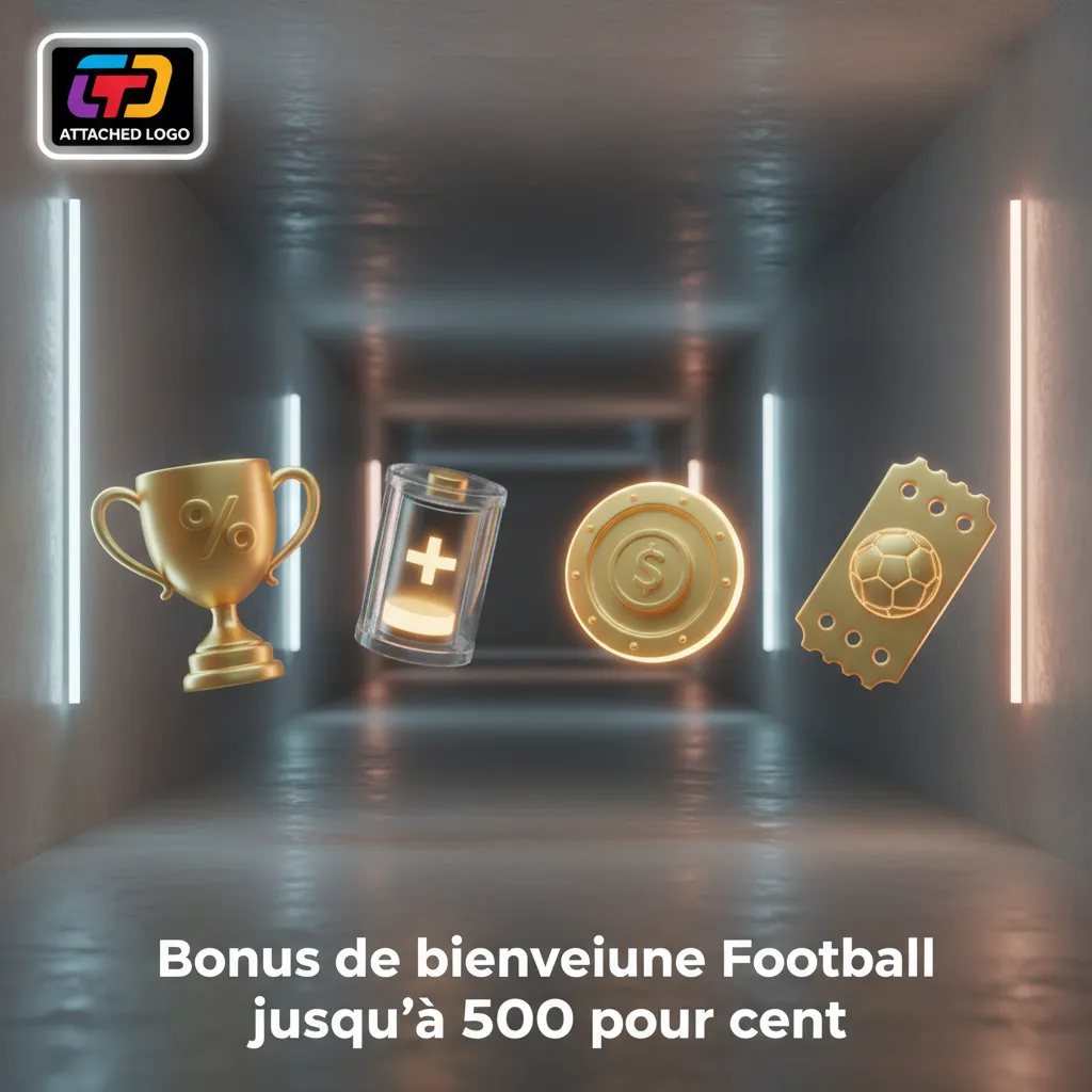 Bannière promo: Bonus de bienvenue football jusqu’à 500 % (max 363 790 XAF) pour nouveaux parieurs — pré‑match et en direct