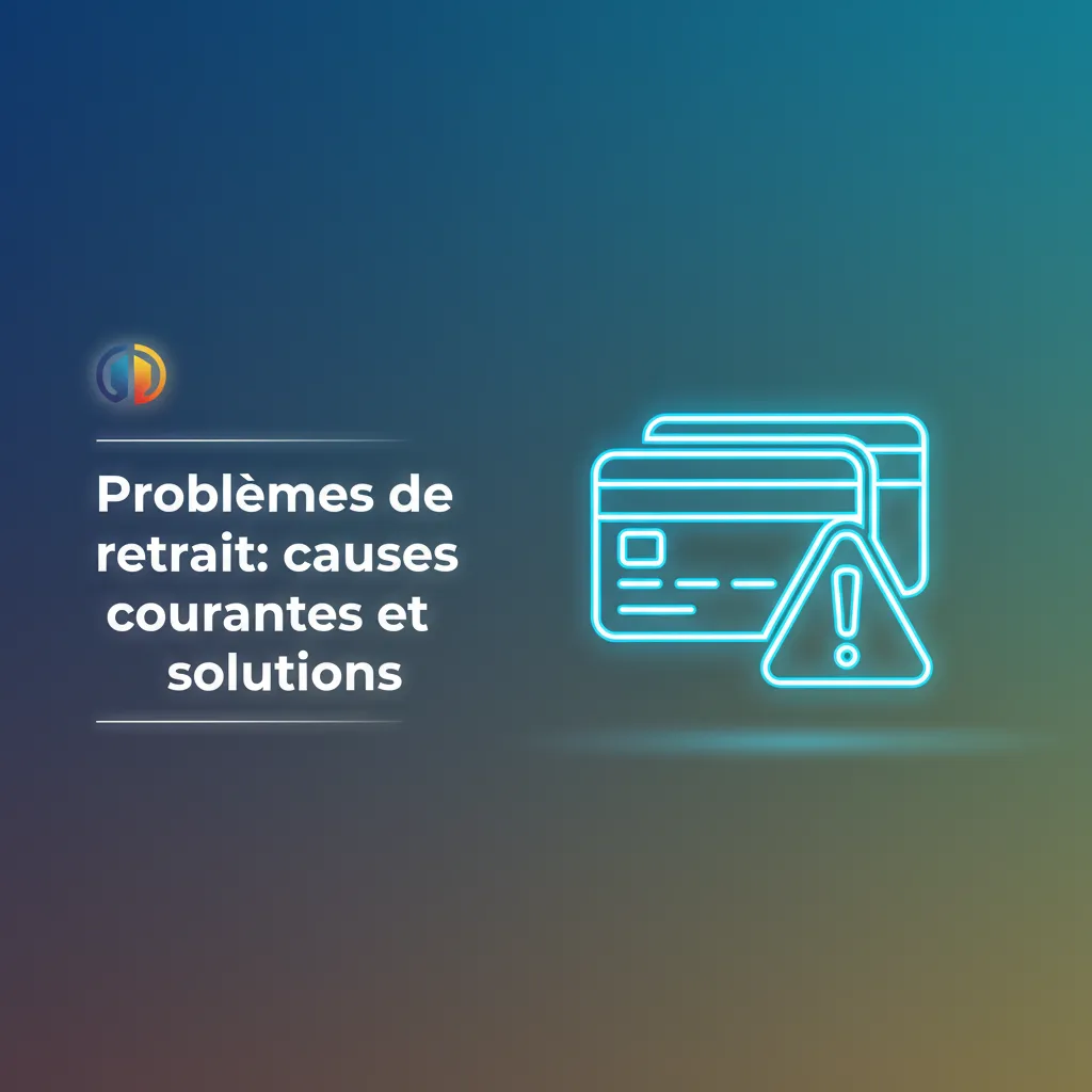 Infographie des problèmes de retrait au Cameroun et solutions: KYC, nom Mobile Money, limites, bonus, IBAN, crypto, paris.