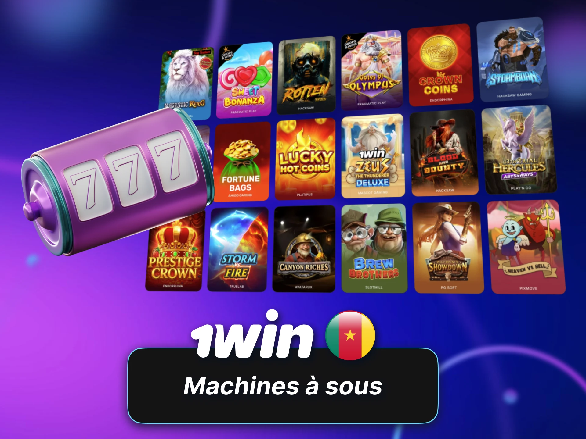 Machines à sous 1win Cameroun offrent d’excellents gains pour les joueurs.