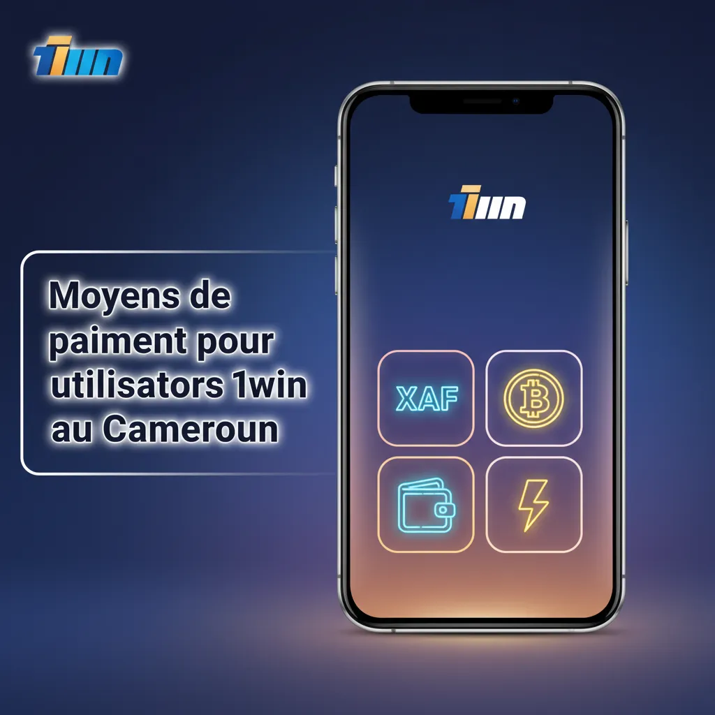Moyens de paiement 1win Cameroun: MTN, Orange Money, Visa/MasterCard, USDT, BTC; dépôts dès 1 000 XAF, retraits dès 5 000.