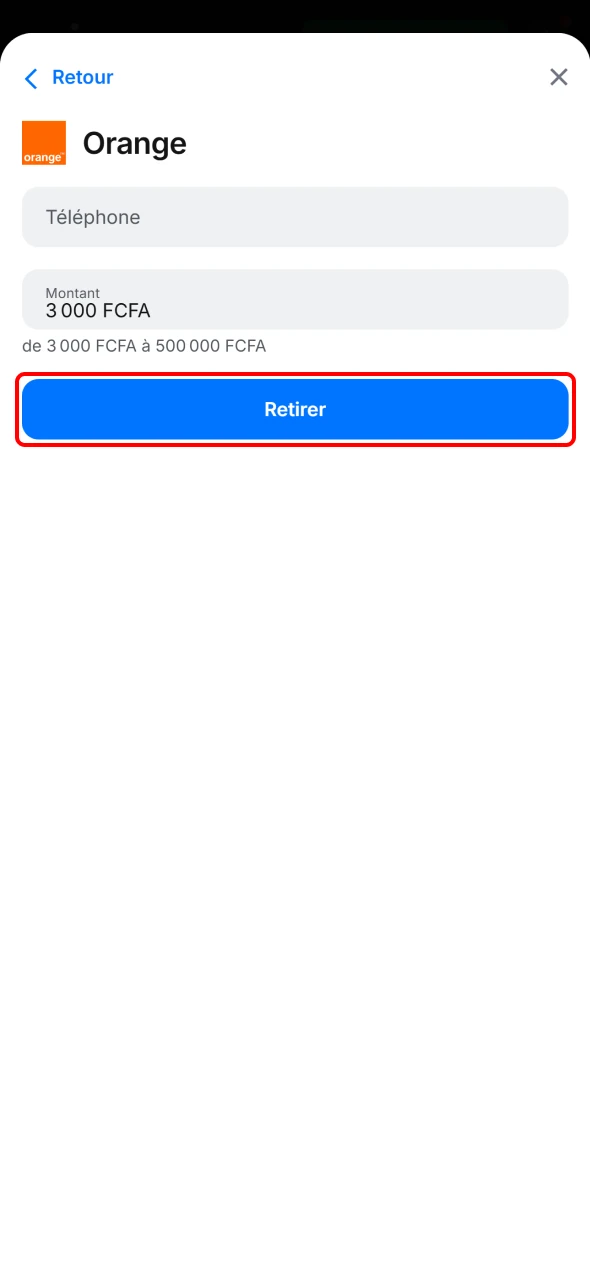 Confirmez et soumettez votre demande de retrait sur la plateforme 1win.