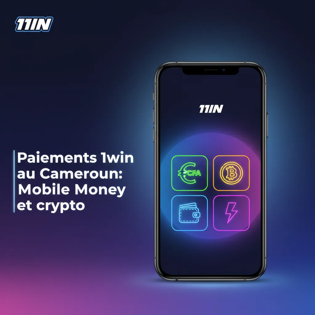 Paiements 1win Cameroun: MTN/Orange Money, crypto (BTC, USDT, etc.); dépôt 1 000 XAF, retrait 3 000; plafond 5 000 000 XAF