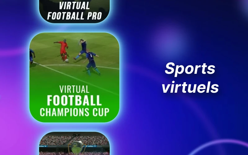 Pariez sur les sports virtuels dynamiques disponibles sur 1win.
