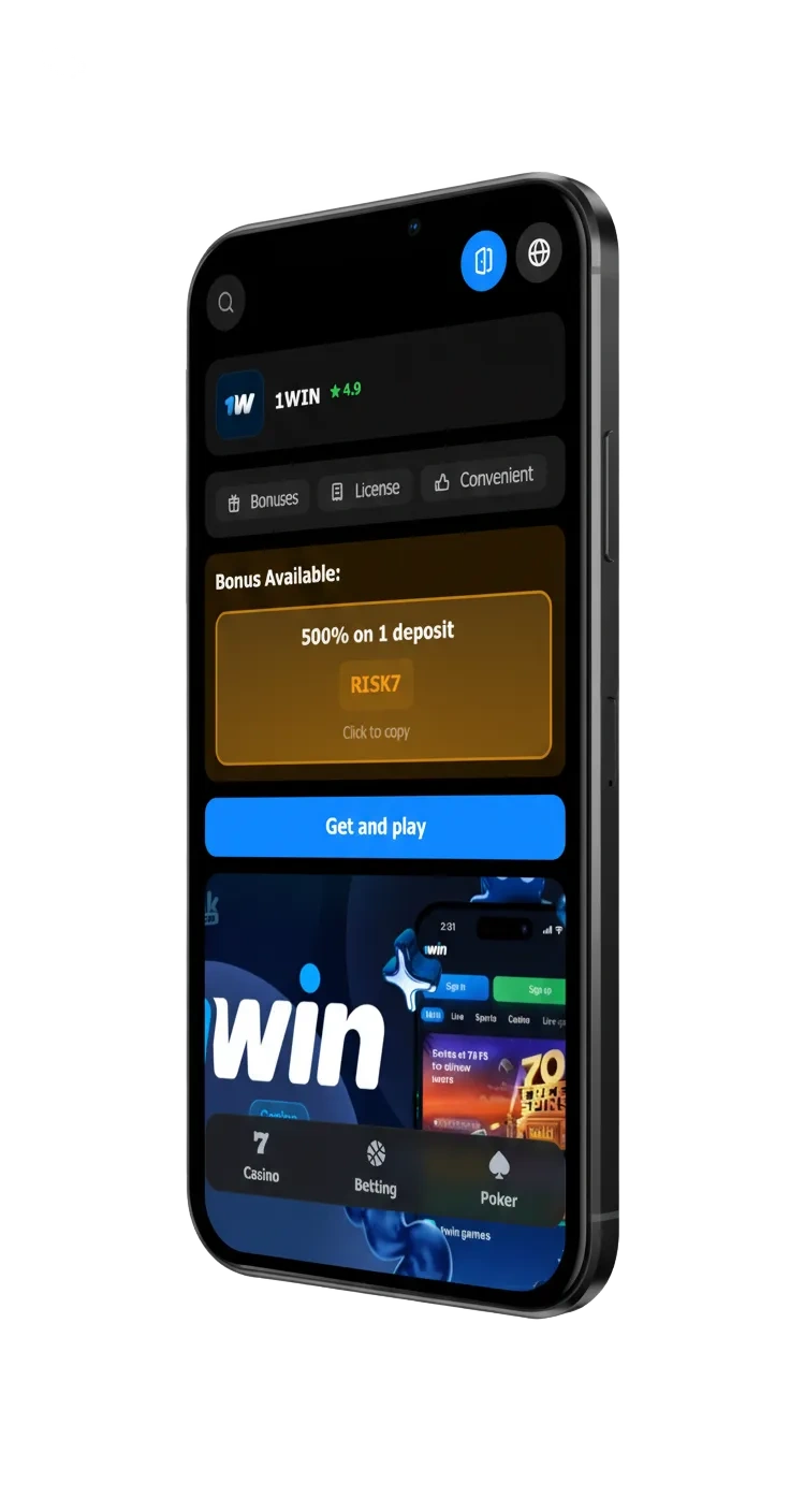 Téléchargez l’app 1win iOS au Cameroun: paris rapides et casino sur iPhone/iPad, bonus 500% (363 790 XAF).