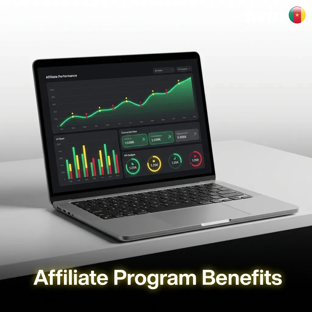 Affiliate program dashboard showing 50% revenue share offer with monthly payments and marketing support tools