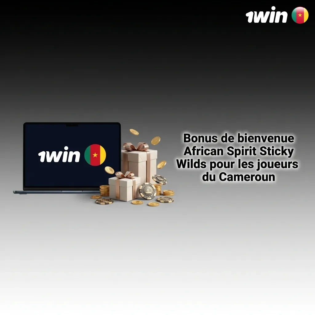 500% welcome bonus up to 363,790 XAF for Cameroon players on African Spirit Sticky Wilds slot game