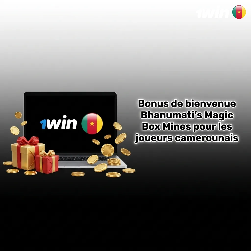 Bonus de bienvenue jusqu'à 500% pour Bhanumati's Magic Box Mines au Cameroun avec dépôt minimum de 500 XAF