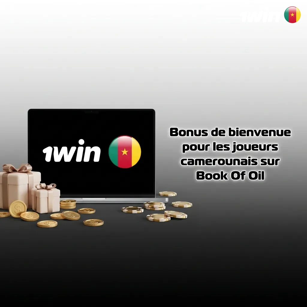 Cameroon casino welcome bonus up to 500% or 363,790 XAF for Book Of Oil players with first deposit of 500 XAF minimum