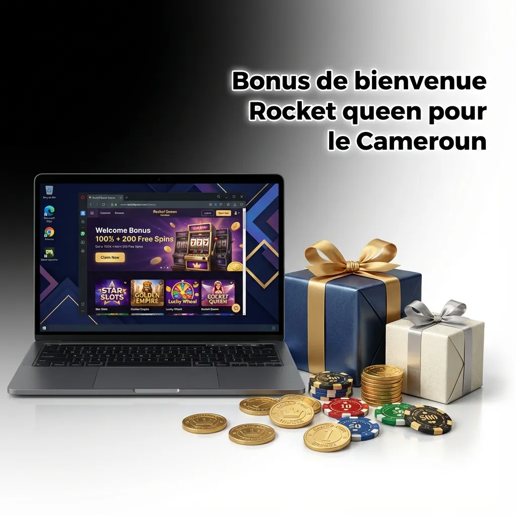 Bannière Rocket Queen Cameroun: bonus de bienvenue jusqu’à 500% (363 790 XAF). Dépôt min. 1 000 XAF, mise 35x.