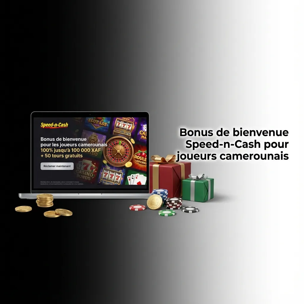 Bonus de bienvenue Speed-n-Cash: jusqu’à 500% (363 790 XAF) pour joueurs camerounais, dépôt dès 1 000 XAF, mise x30.