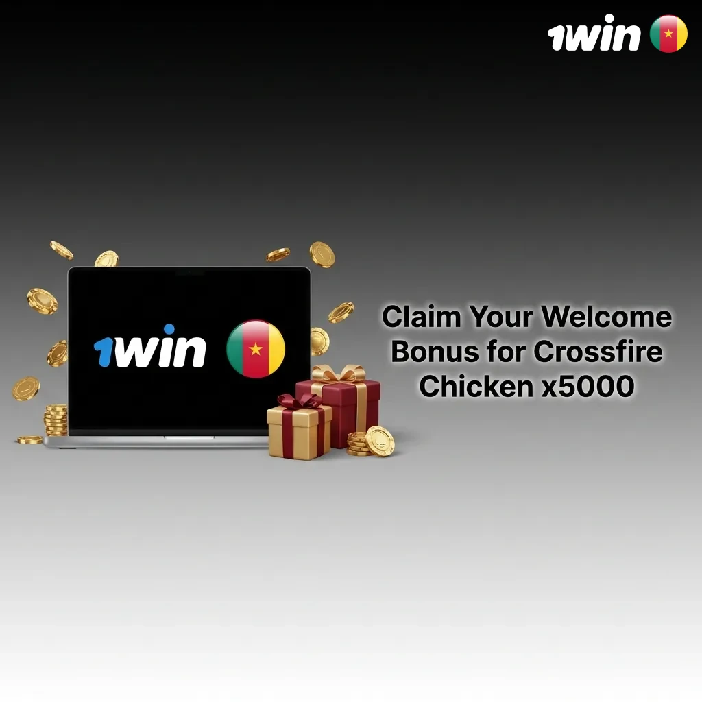 Crossfire Chicken x5000 welcome bonus offer for Cameroon players with 500% match up to 363,790 XAF on first deposit