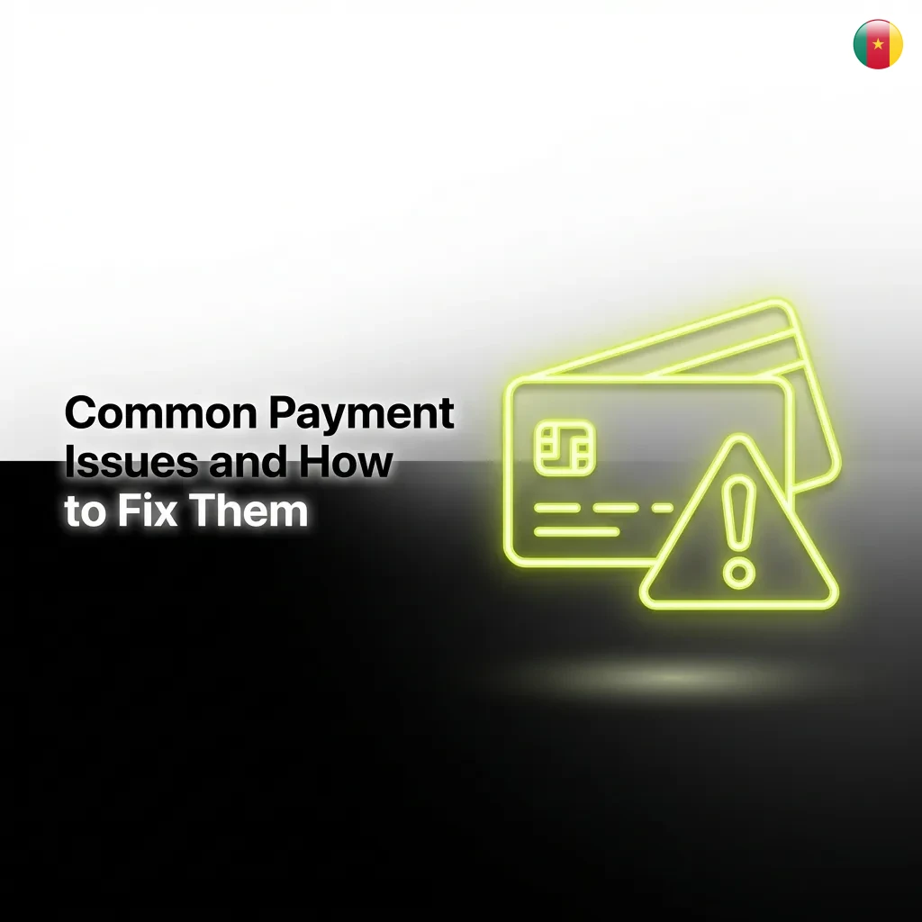 Checklist showing common payment problems like deposit delays, withdrawals, declined transactions, and solutions to fix them.