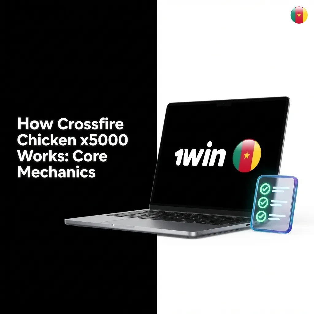 Crossfire Chicken x5000 gameplay showing climbing multiplier from 1.00x with crash mechanic and cash-out interface