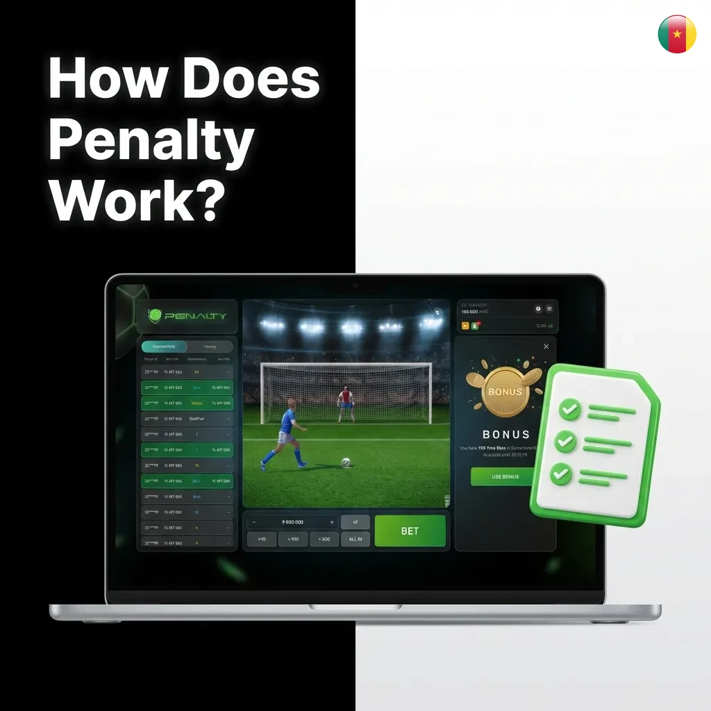 Soccer penalty kick game showing goalkeeper and striker with betting options for ball placement and save predictions