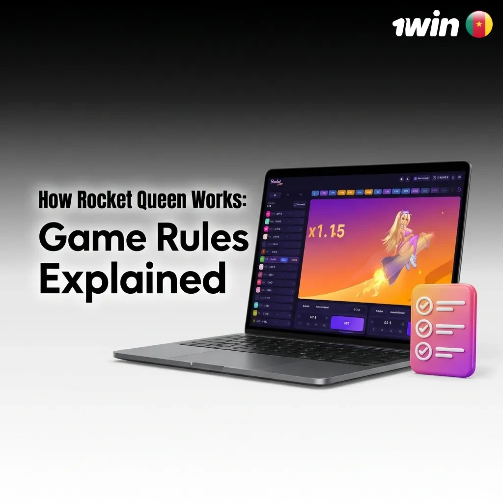 Rocket Queen game interface showing rising multiplier with cash out button before crash point