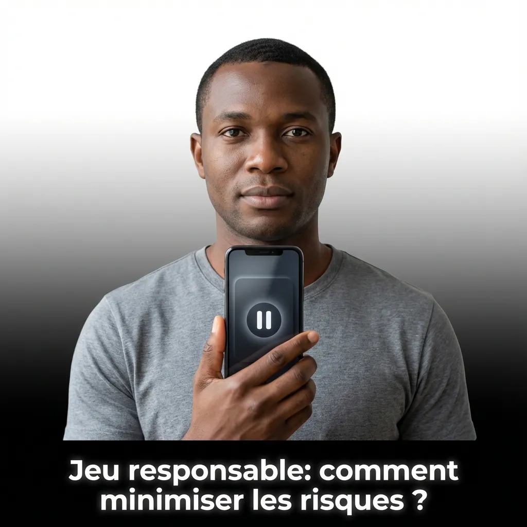 Infographie sur le jeu responsable: budget, limites, auto-cashout, ne pas courir après les pertes, demander de l’aide.
