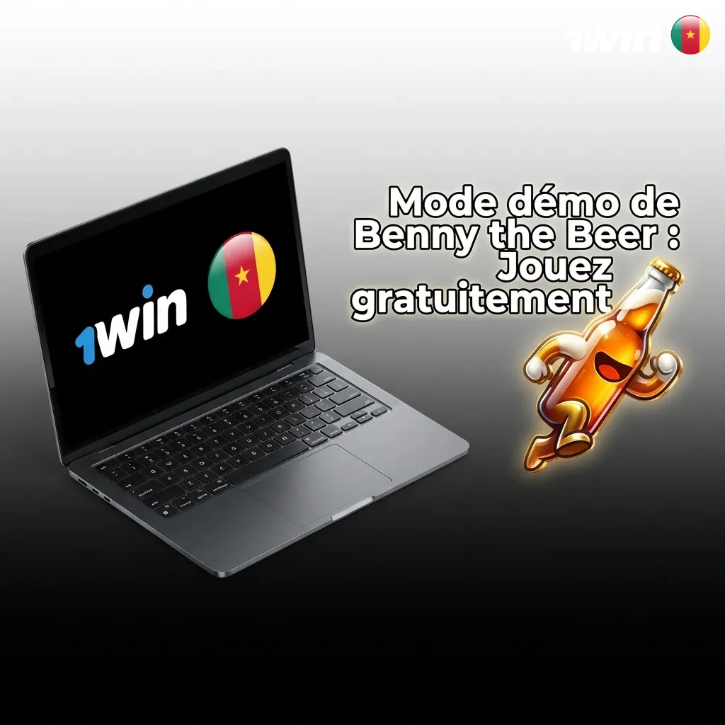 Benny the Beer demo mode interface showing free play option with virtual balance and game features