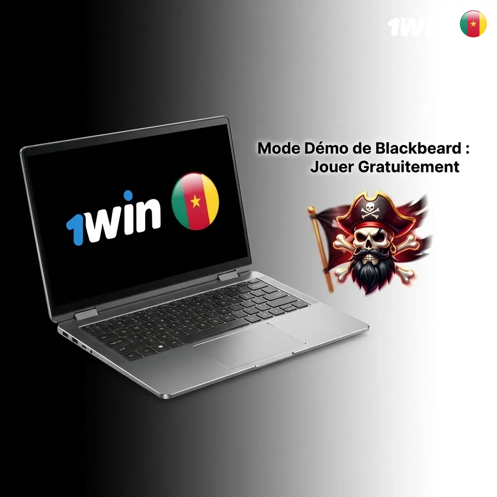 Joueur testant la machine à sous Blackbeard en mode démo gratuit avec des crédits virtuels sur son écran