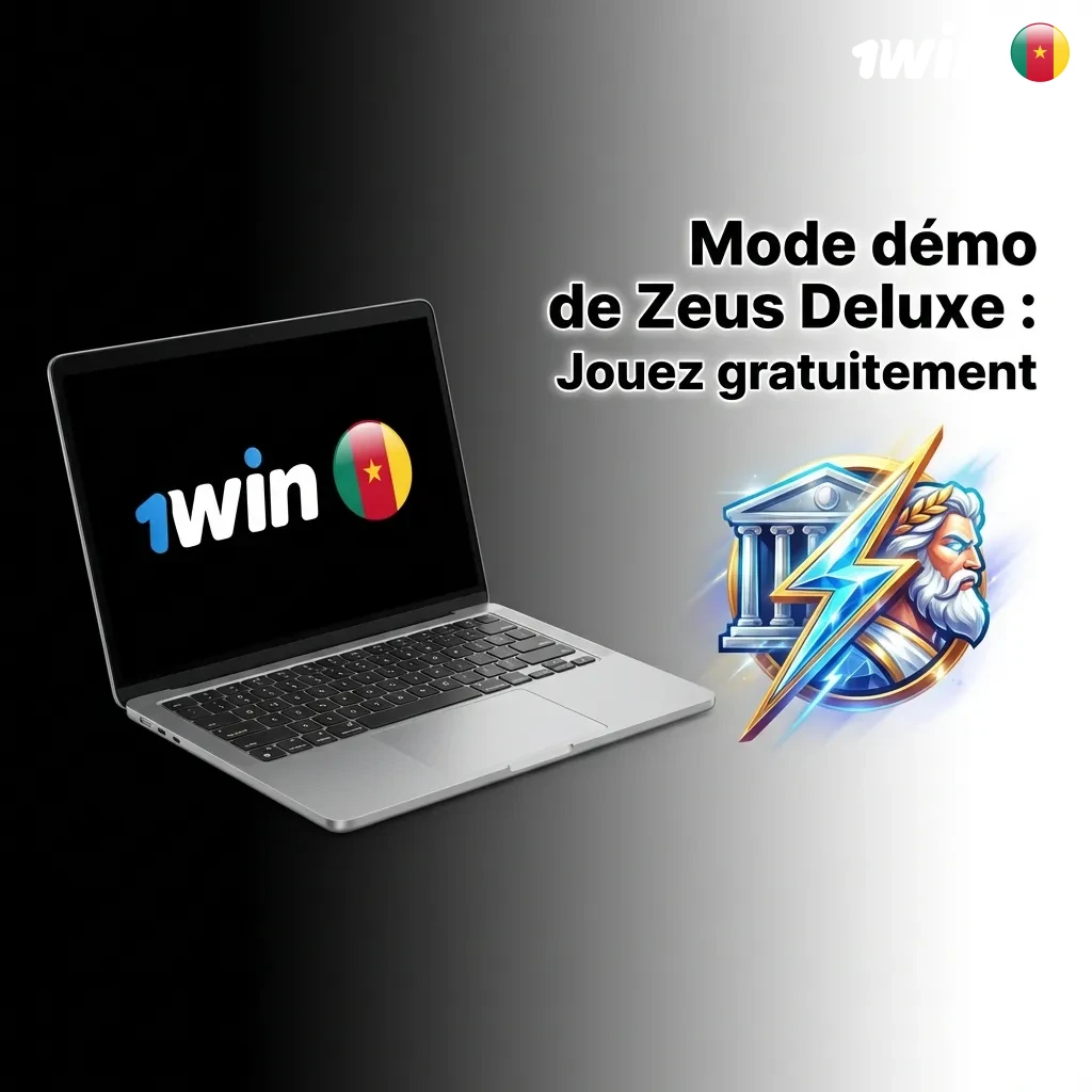 Écran de jeu Zeus Deluxe en mode démo avec crédits virtuels et fonctionnalités complètes du casino