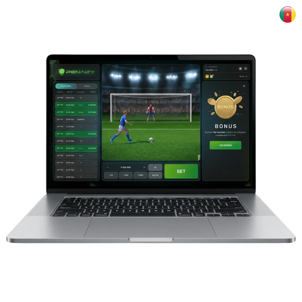 Players enjoy 1win Penalty shootout game in Cameroon with 96% RTP, 500% bonus, and fast mobile-friendly gameplay action.