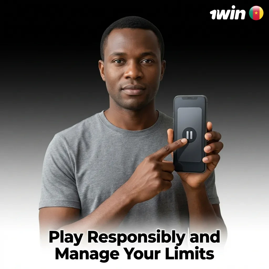 Person setting budget limits on mobile casino app to promote responsible gambling and financial control