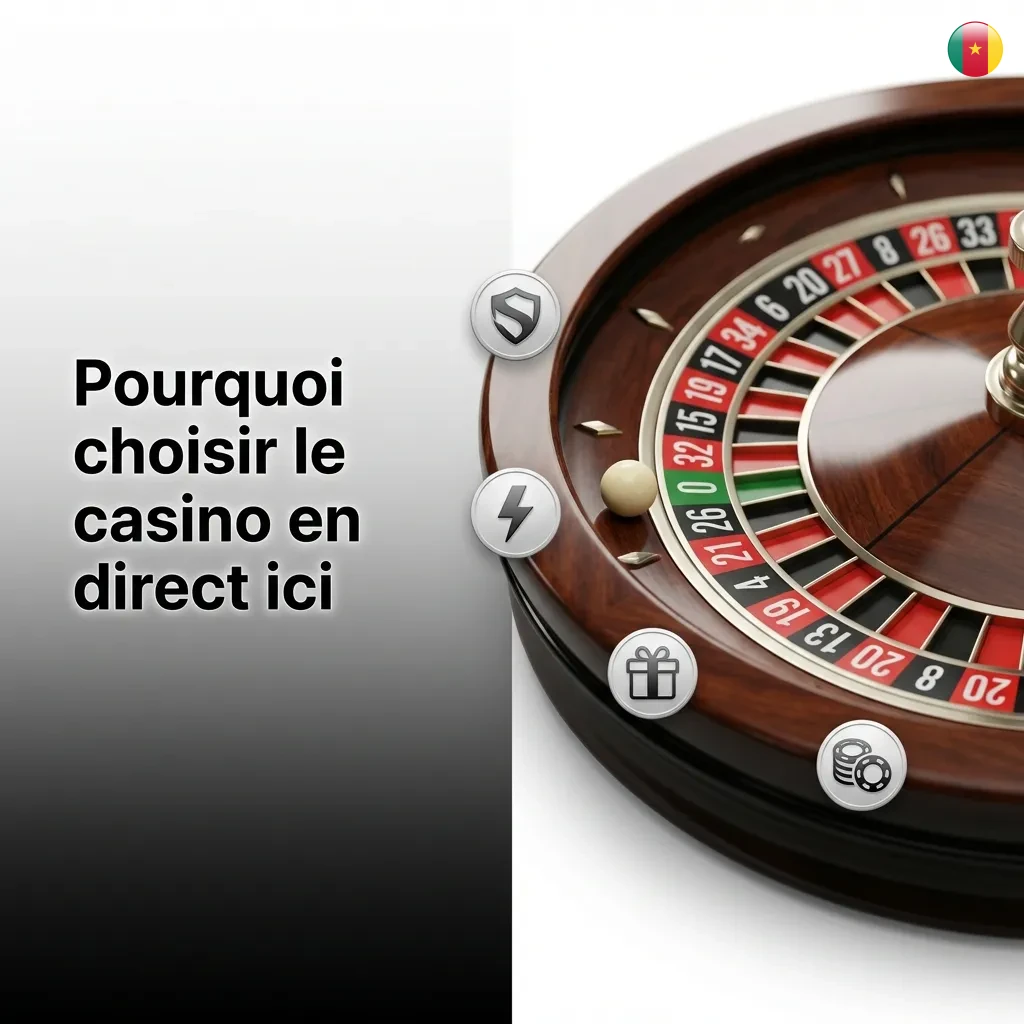 Live casino with real dealers, XAF betting, local payment options, and mobile-optimized streaming for immersive gameplay.