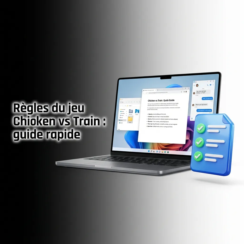 Guide rapide Chicken vs Train: pariez avant départ; multiplicateur monte; encaissez ou auto cashout; mises 100 à 500 000 XAF