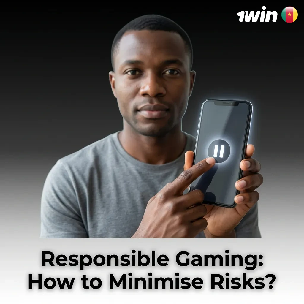 Responsible gaming tips illustration showing budget controls, demo mode, and self-imposed limits for safer play