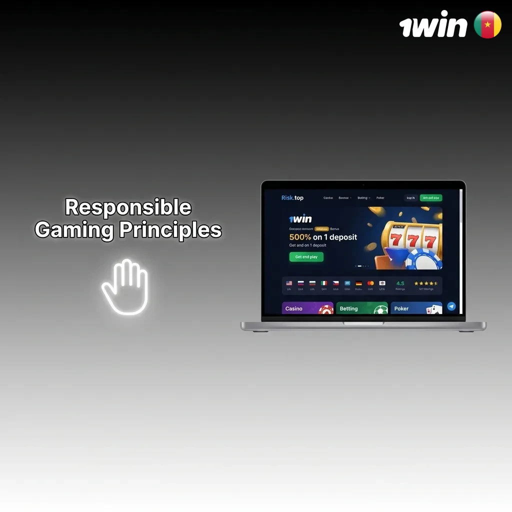 Responsible gaming principles checklist showing deposit limits, taking breaks, and seeking help guidelines.