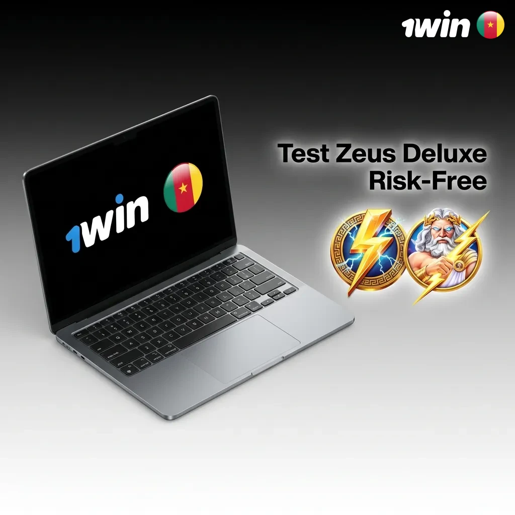 Zeus Deluxe slot demo mode interface showing virtual credits and game features for risk-free practice play