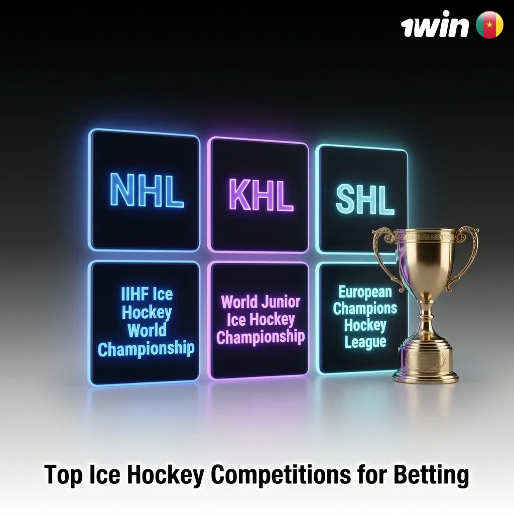 Ice hockey players competing in a professional league match with betting odds displayed on screen