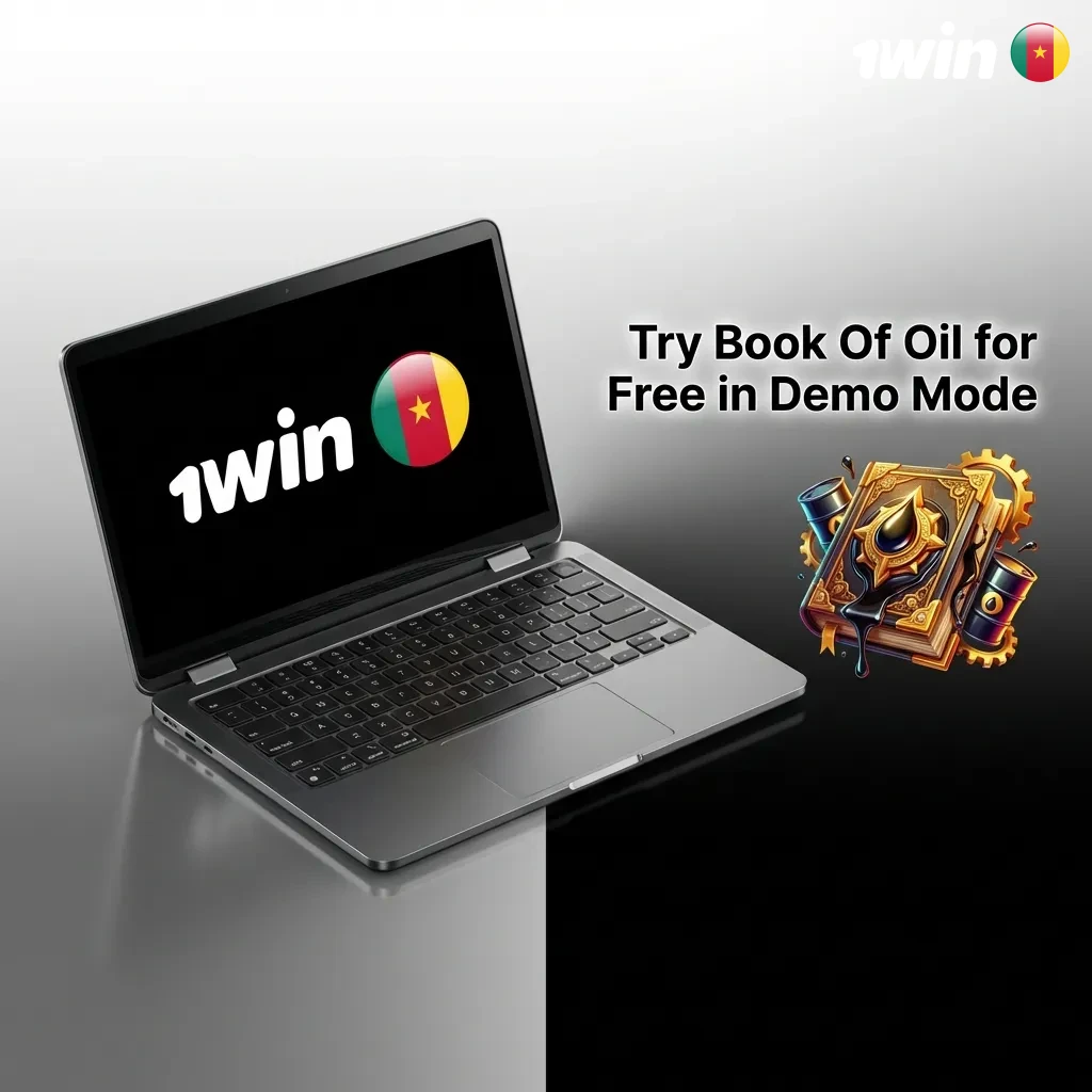 Player testing Book Of Oil slot game in free demo mode with virtual credits on 1win platform