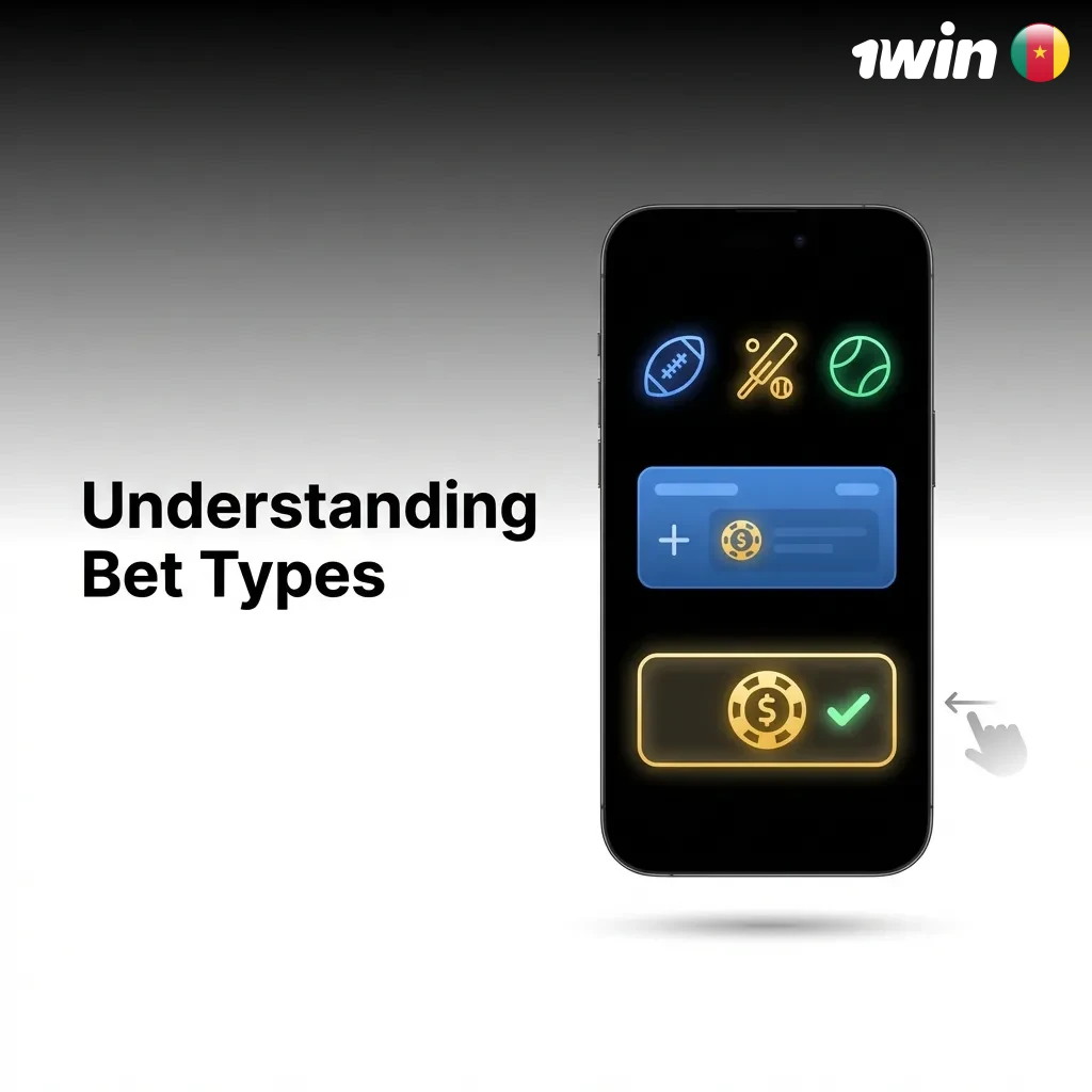 Infographic showing three bet types: Single, Express, and System with icons representing risk levels and outcomes