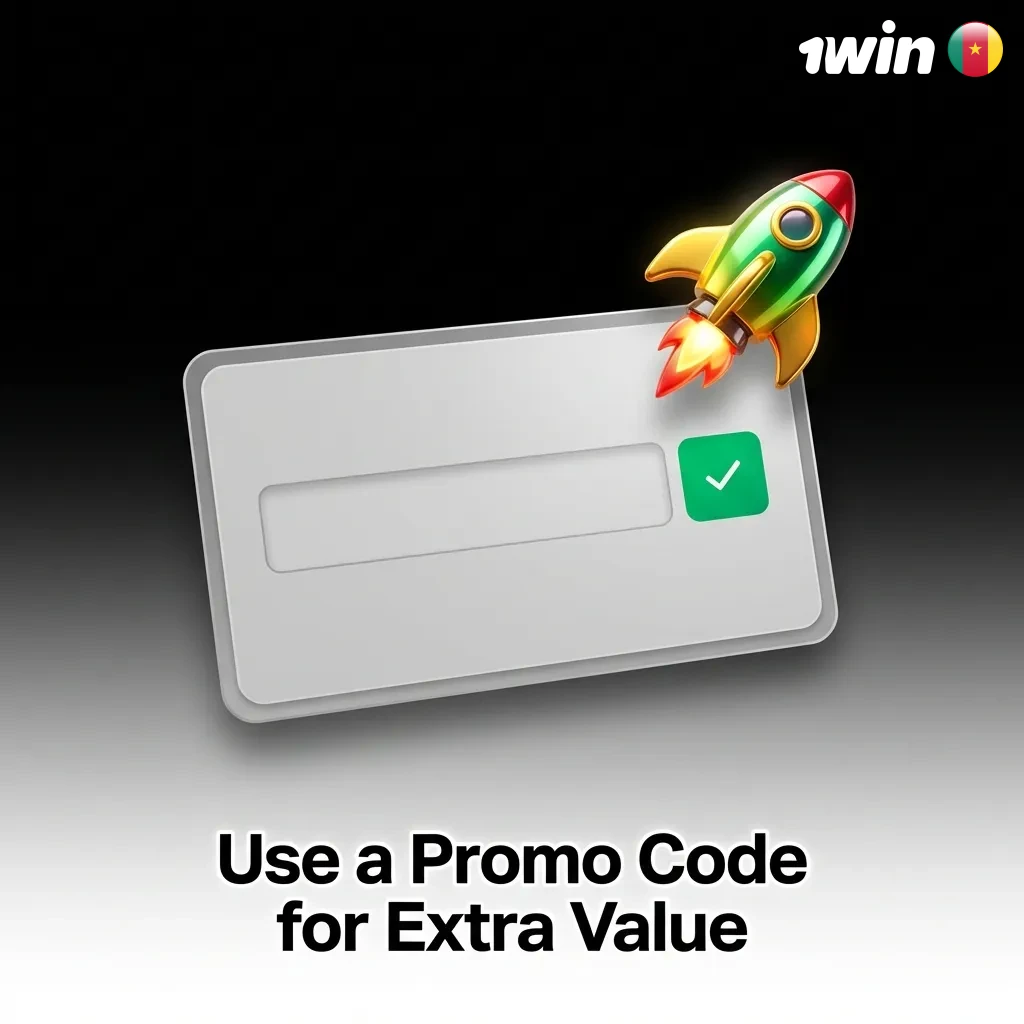 Players entering promo code JETWIN during registration to unlock bonus funds and free bets in Cameroon