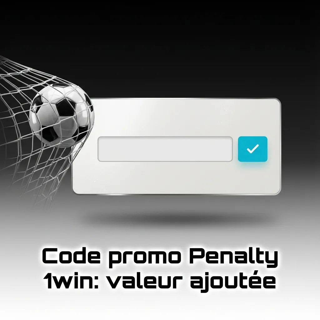 Bannière 1win: code promo PENALTYCM pour augmenter le solde bonus à l’inscription ou en section Bonus. Conditions.