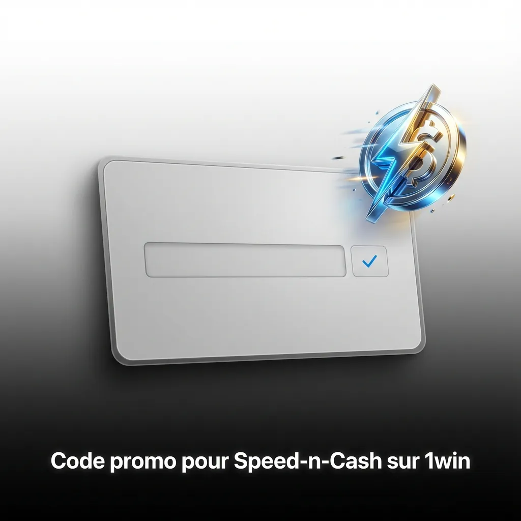 Code promo Speed-n-Cash 1win: 1WINCM. À l’inscription ou Profil > Bonus > Activer un code. Un code par compte.