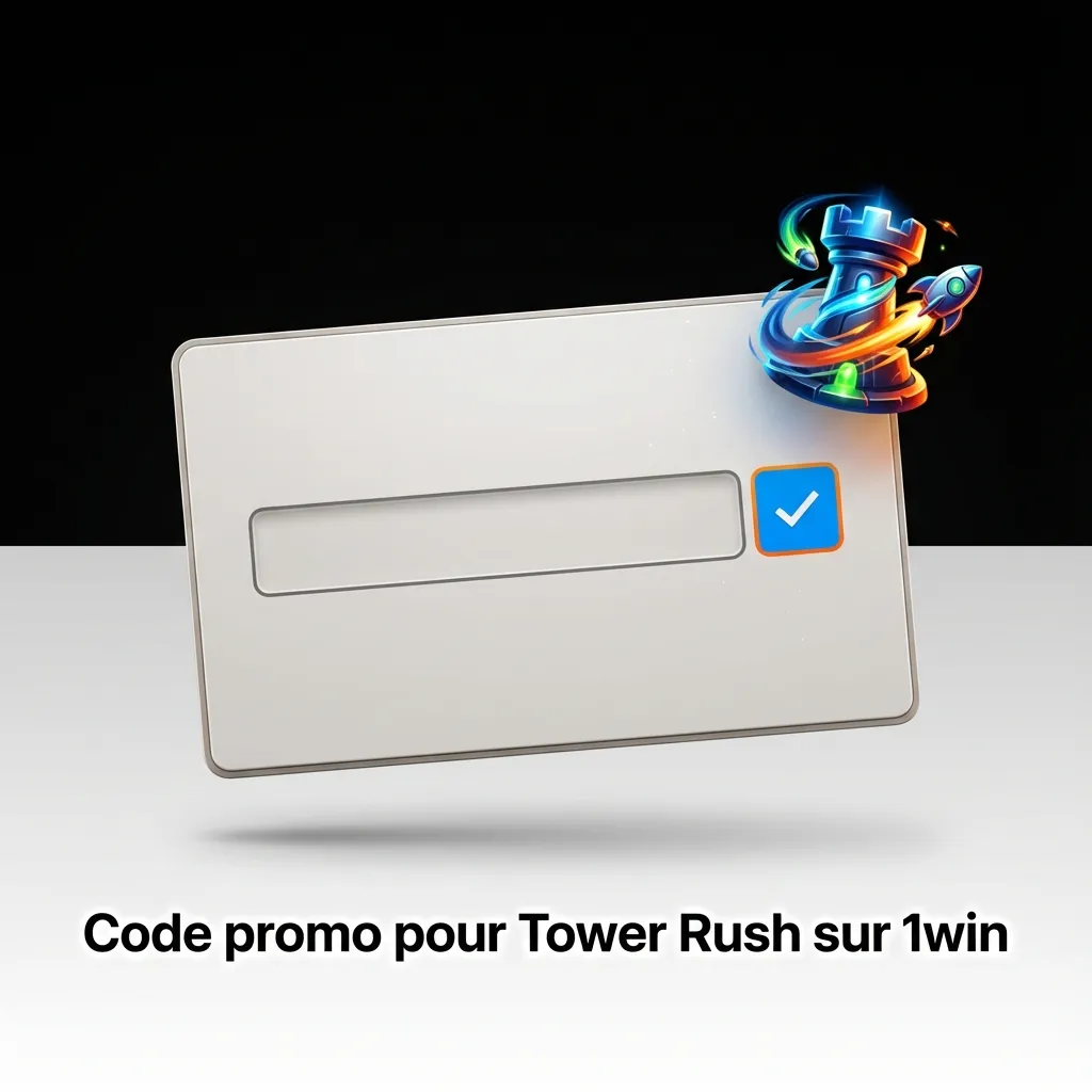 Code promo 1win Tower Rush: TOWERRUSH237, à la caisse, à l’inscription ou dans le profil avant un dépôt éligible.