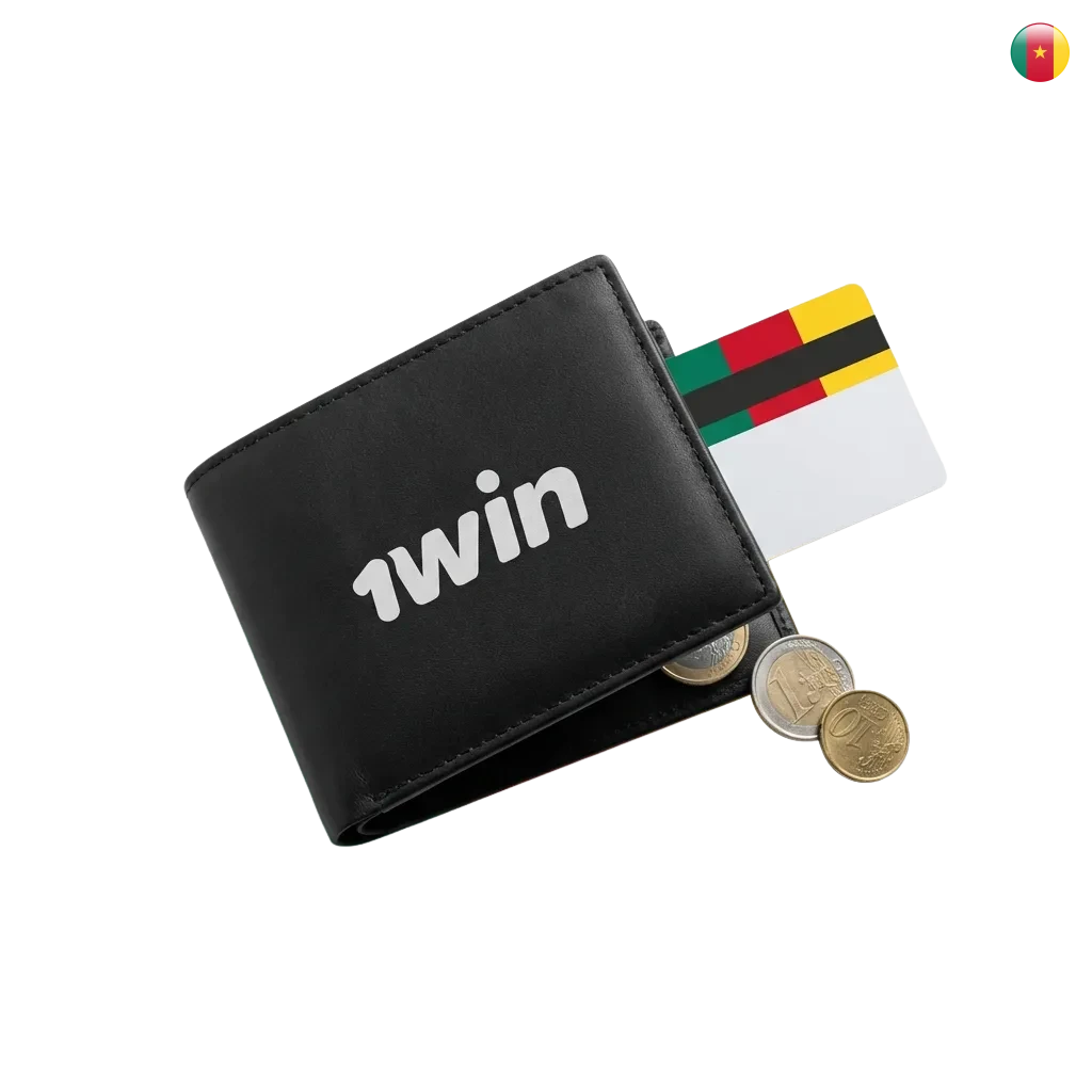 1win payment options interface showing Mobile Money and crypto deposits from 500 to 5,000,000 XAF with bonus offer