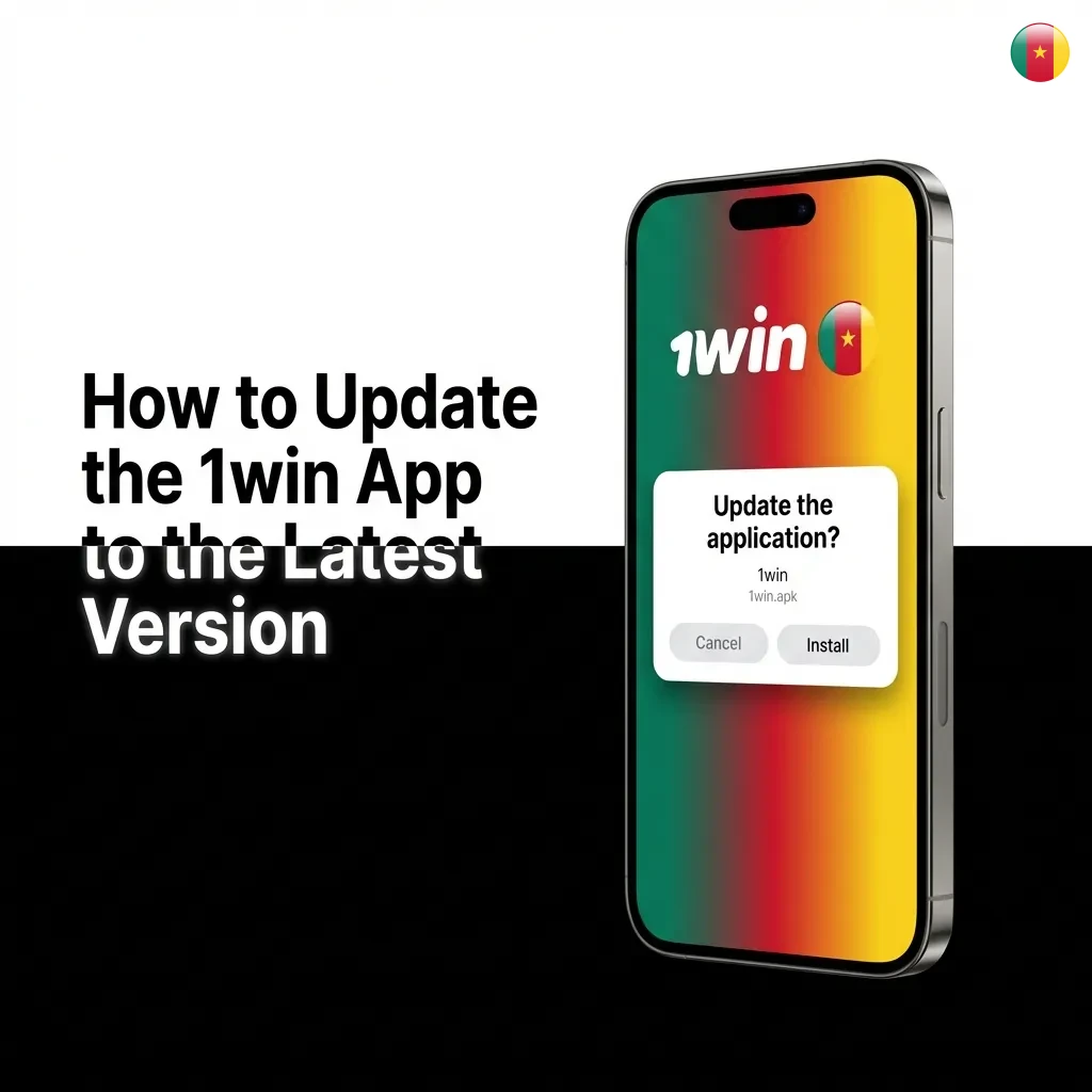 1win iOS app automatically updating on smartphone screen showing latest features and betting interface
