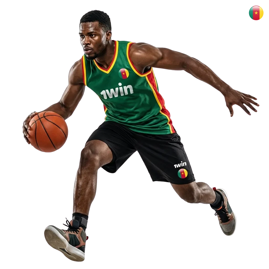 1win online betting platform interface showing sports betting options and casino games available in Cameroon
