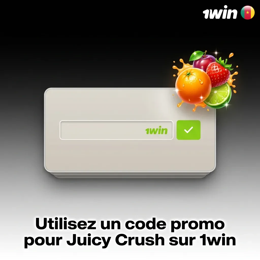 Code promo JUICYWIN pour bonus et tours gratuits sur Juicy Crush via 1win