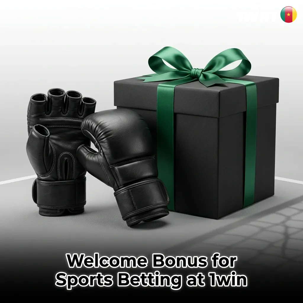 1win sports betting welcome bonus offering 500% match up to 200,000 XAF for new users on first deposit